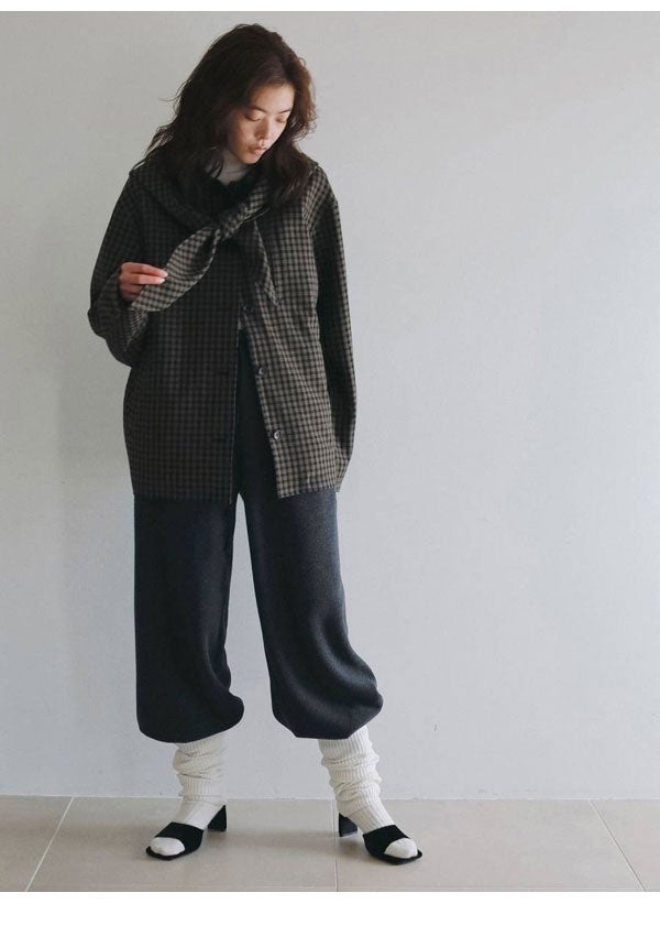 即納】 アンヌーク anuke 2026Prefall アウター Check Coverall Jacket