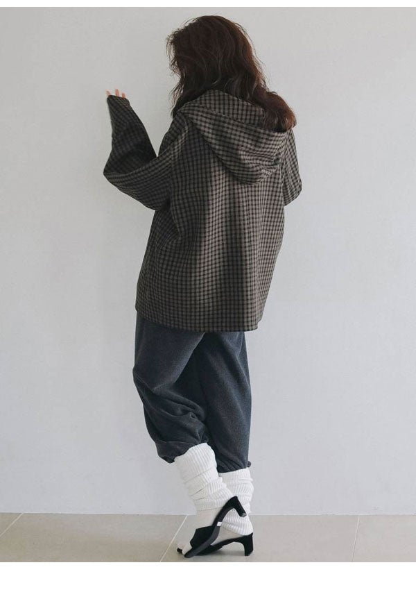 即納】 アンヌーク anuke 2026Prefall アウター Check Coverall Jacket