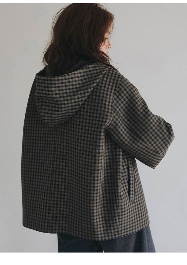 即納】 アンヌーク anuke 2026Prefall アウター Check Coverall Jacket