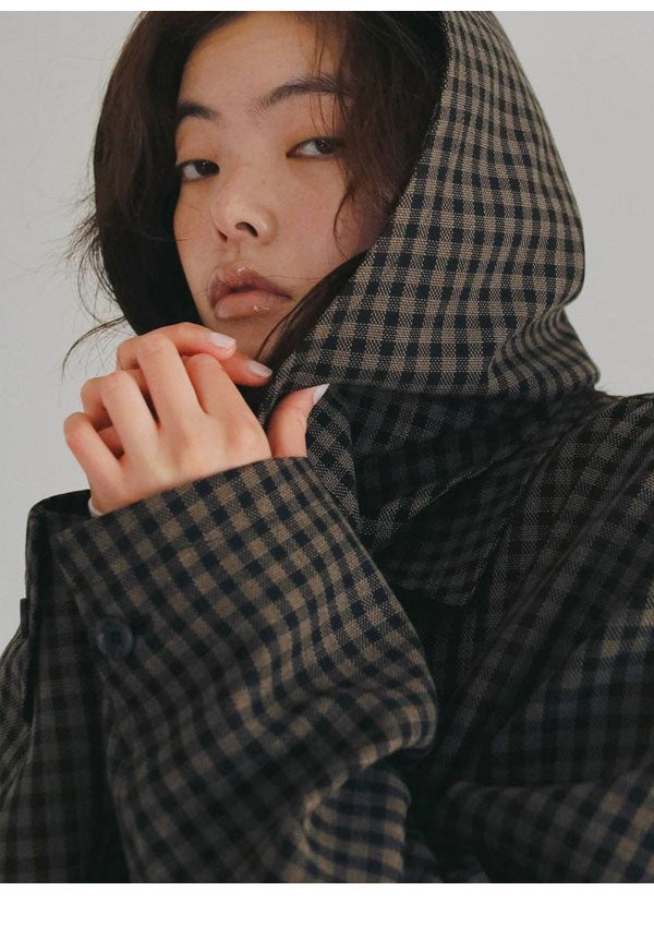 即納】 アンヌーク anuke 2026Prefall アウター Check Coverall Jacket