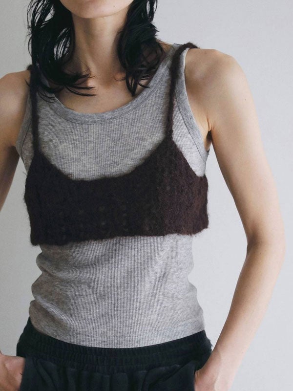 アンヌーク anuke 2026Prefall トップス Crochet Knit Bustier 7月中旬
