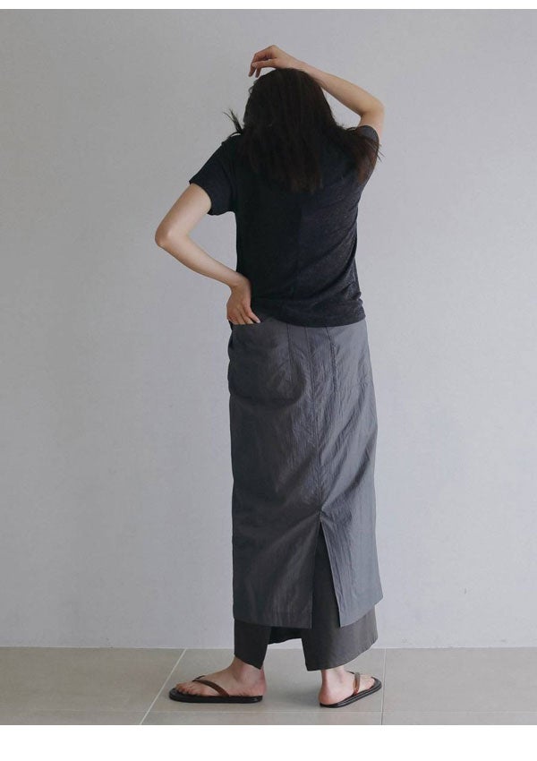 即納】 アンヌーク anuke 2026Prefall ボトムス Sheer Workpocket