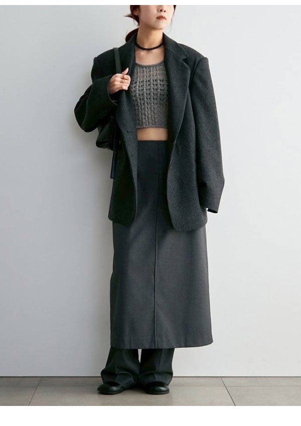 anuke ノースリーブ ニット トップス 即納】アンヌーク anuke 2026Prefall トップス Pattern Knit Tanktop