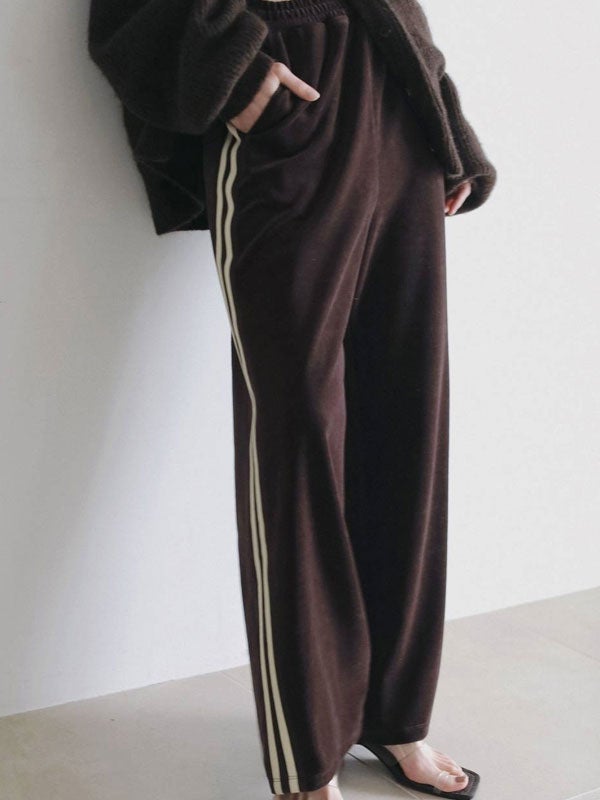 アンヌーク　anuke アンヌーク anuke 2026Prefall ボトムス Velour Track Pants 8月下旬