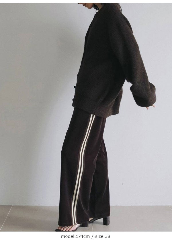 即納】アンヌーク anuke 2026Prefall ボトムス Velour Track Pants