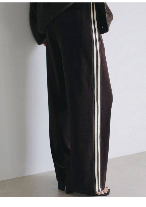 即納】アンヌーク anuke 2026Prefall ボトムス Velour Track Pants