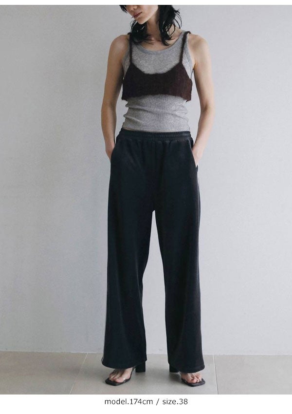 即納】アンヌーク anuke 2026Prefall ボトムス Velour Track Pants