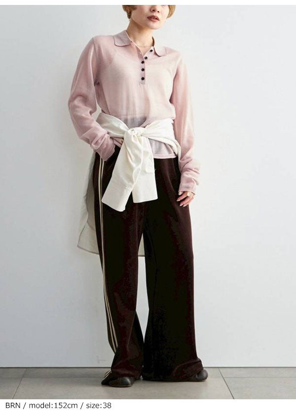即納】アンヌーク anuke 2026Prefall ボトムス Velour Track Pants