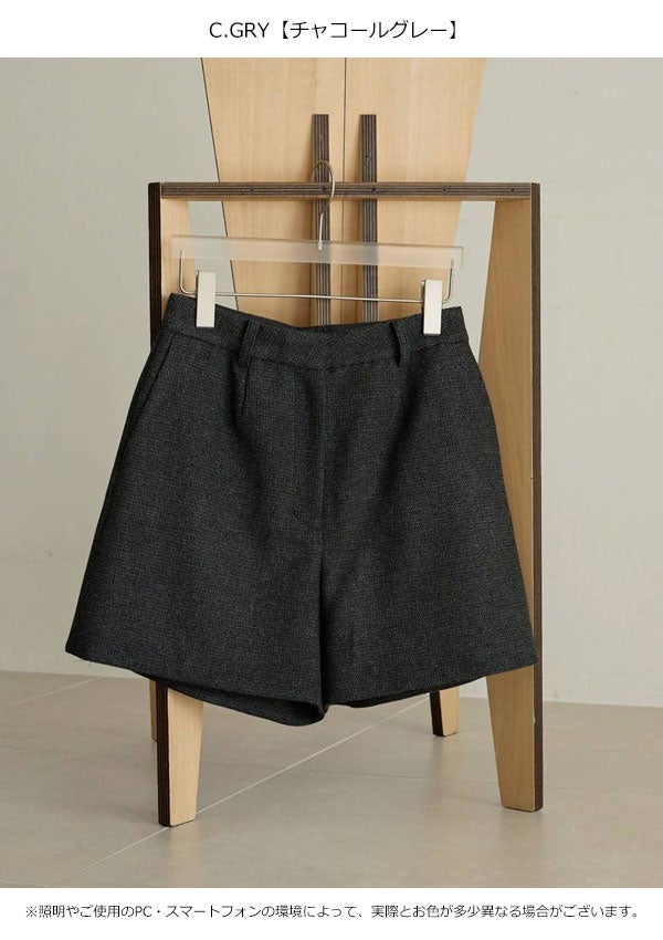 アンヌーク anuke 2026Prefall ボトムス Herringbone Short Pants 9月