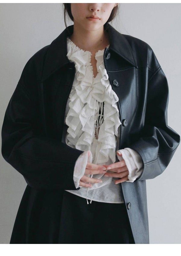 アンヌーク anuke 2026Prefall アウター Ecoleather Over Jacket 9月