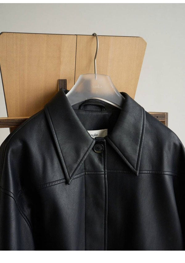 アンヌーク anuke 2026Prefall アウター Ecoleather Over Jacket 9月