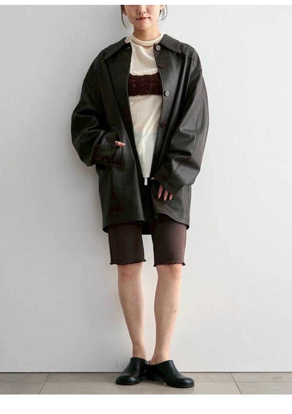 アンヌーク anuke 2026Prefall アウター Ecoleather Over Jacket 9月 