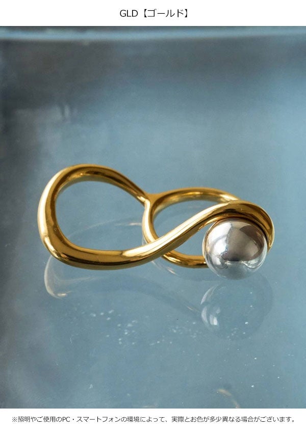 アンヌーク anuke 2026Prefall アクセサリー Ball Double Ring 7月中旬