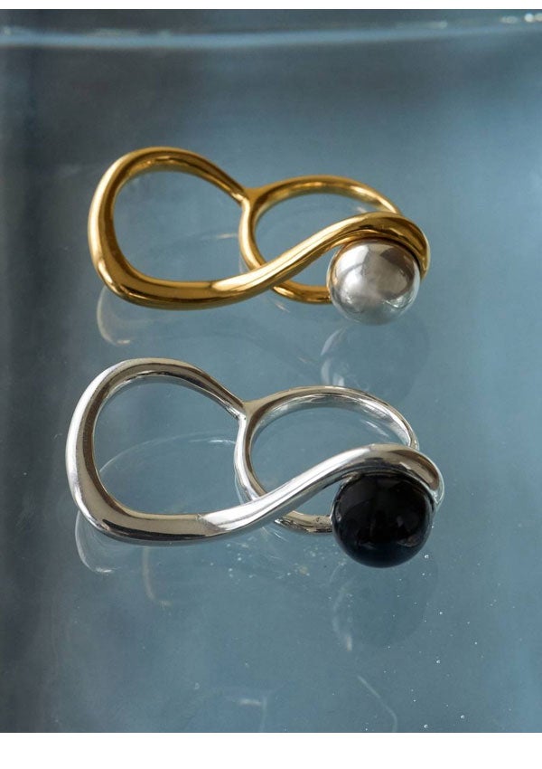 アンヌーク anuke 2026Prefall アクセサリー Ball Double Ring 7月中旬
