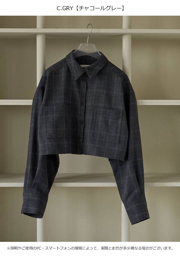 アンヌーク anuke 2026Prefall トップス Short Check Shirts 9月中旬
