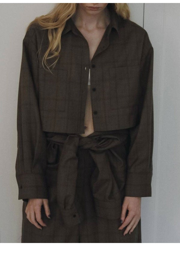 アンヌーク anuke 2026Prefall トップス Short Check Shirts 9月中旬