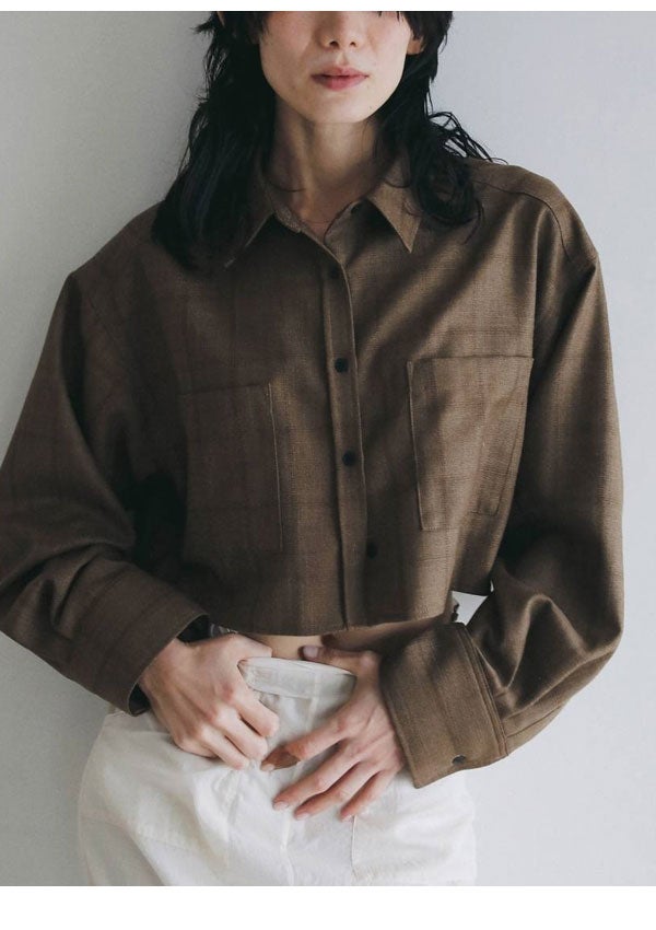 アンヌーク anuke 2026Prefall トップス Short Check Shirts 9月中旬