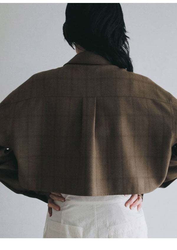 アンヌーク anuke 2026Prefall トップス Short Check Shirts 9月中旬 anuke★ショートチェックシャツ