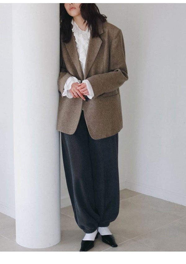 アンヌーク anuke 2026Prefall ボトムス Fleece Rough Pants 9月中旬