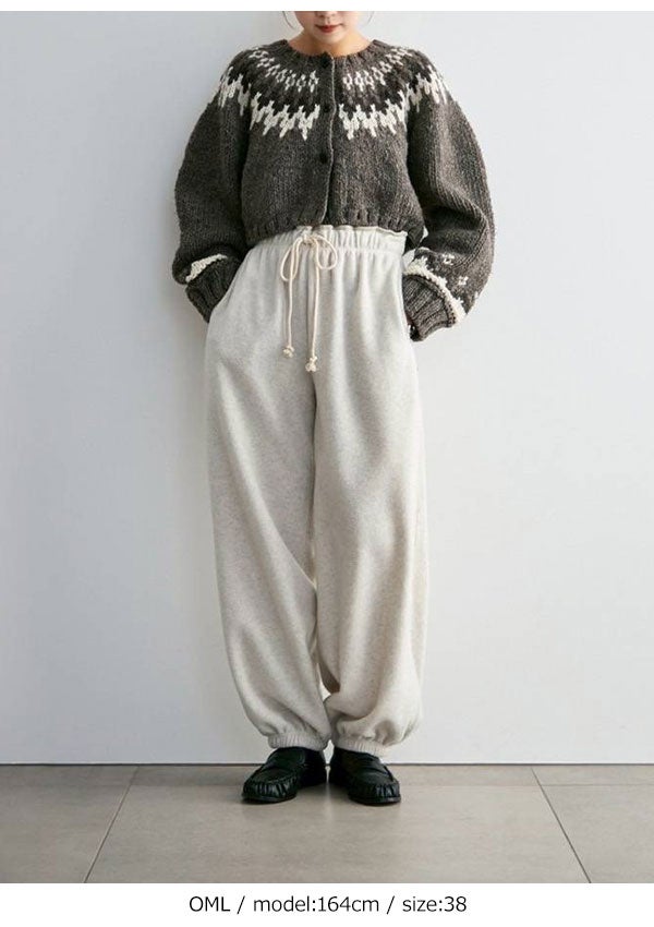 アンヌーク anuke 2026Prefall ボトムス Fleece Rough Pants 9月中旬