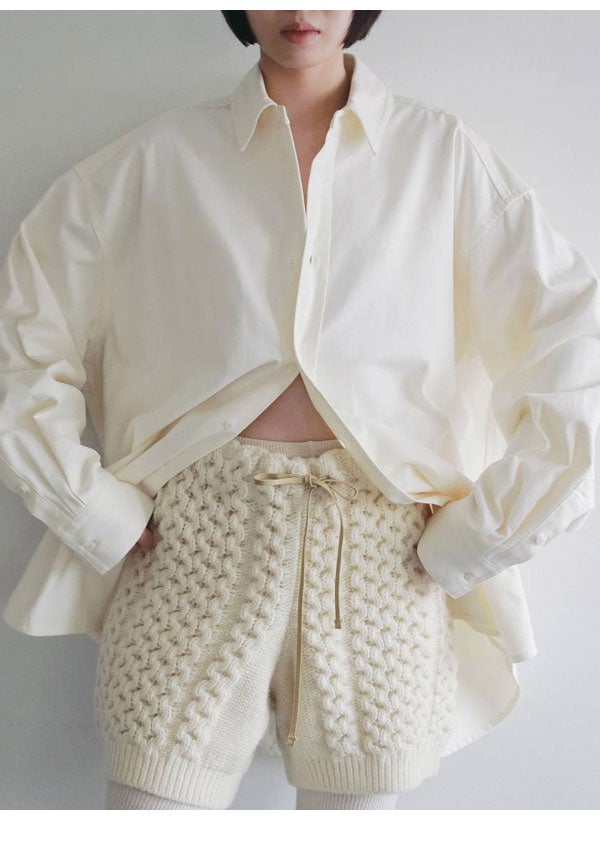 即納】アンヌーク anuke 2026Prefall ボトムス Cable Knit Bloomers