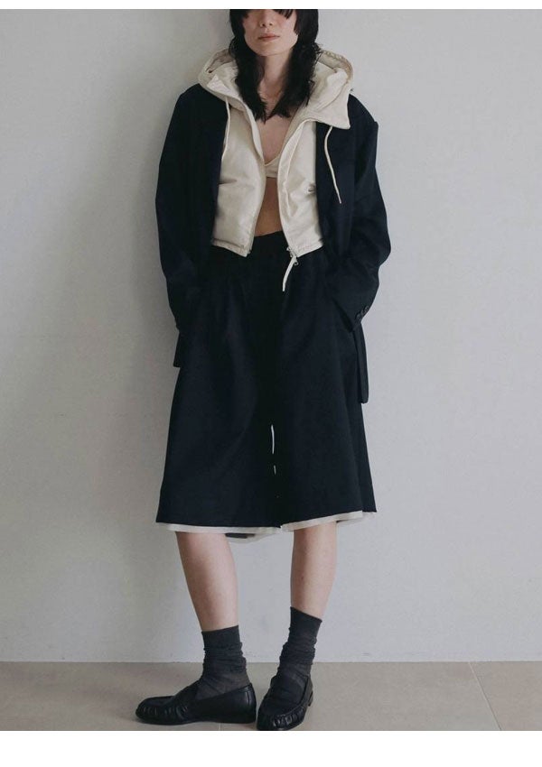 アンヌーク anuke 2026Prefall アウター Hooded Down Vest 9月中旬～10 