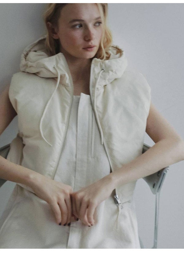 アンヌーク anuke 2026Prefall アウター Hooded Down Vest 9月中旬～10 