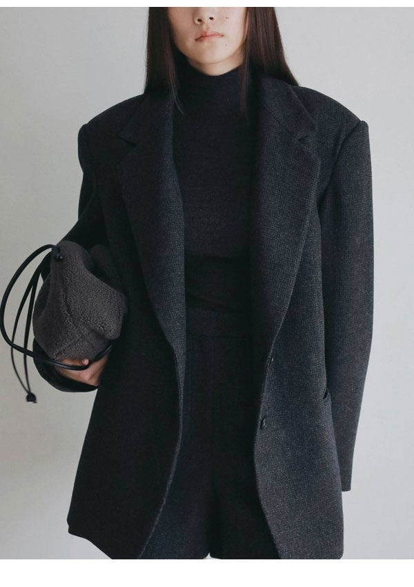 アンヌーク anuke 2026Prefall アウター Herringbone Wool Jacket 9月