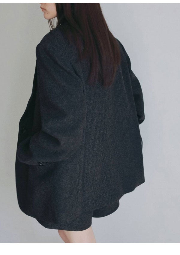 アンヌーク anuke 2026Prefall アウター Herringbone Wool Jacket 9月