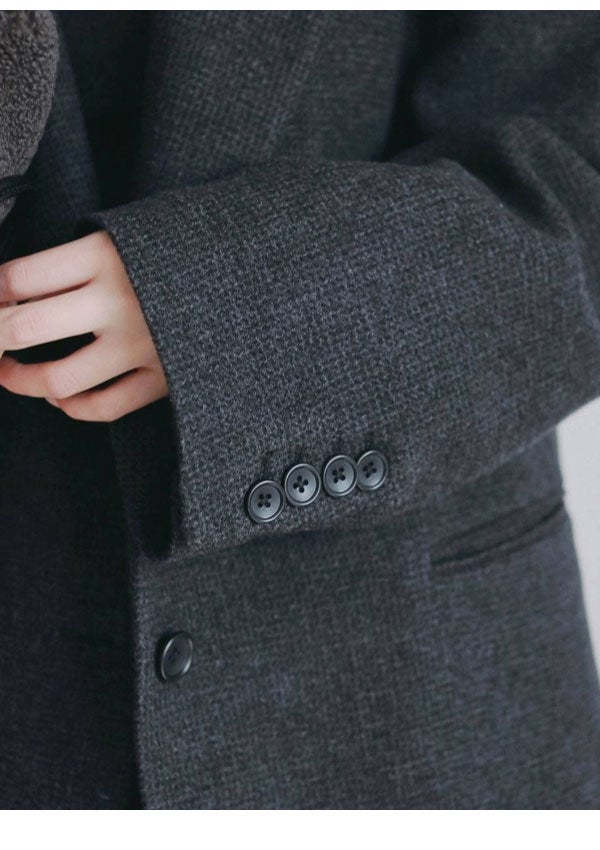 アンヌーク anuke 2026Prefall アウター Herringbone Wool Jacket 9月