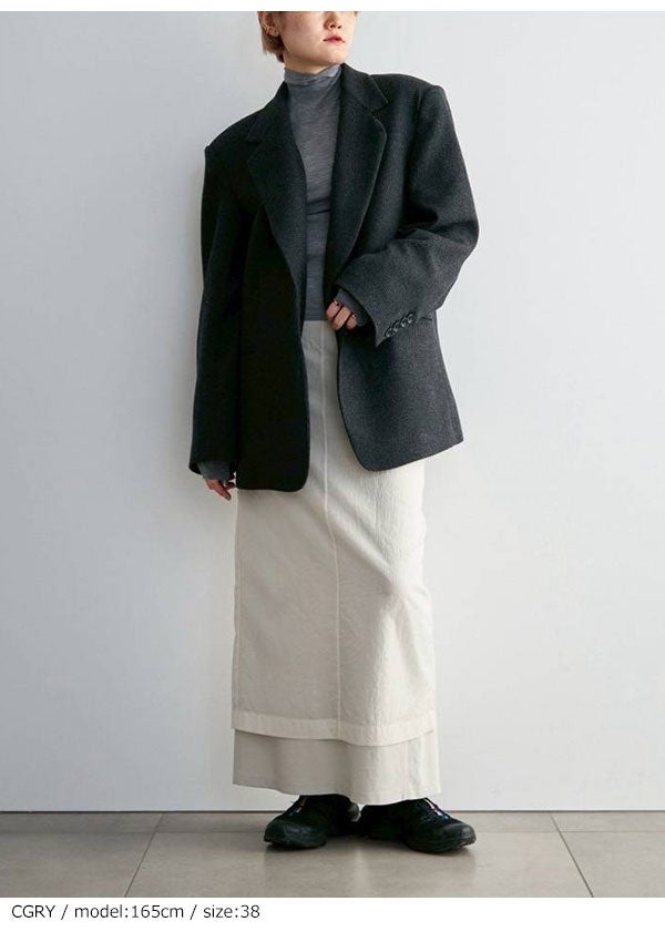 アンヌーク anuke 2026Prefall アウター Herringbone Wool Jacket 9月