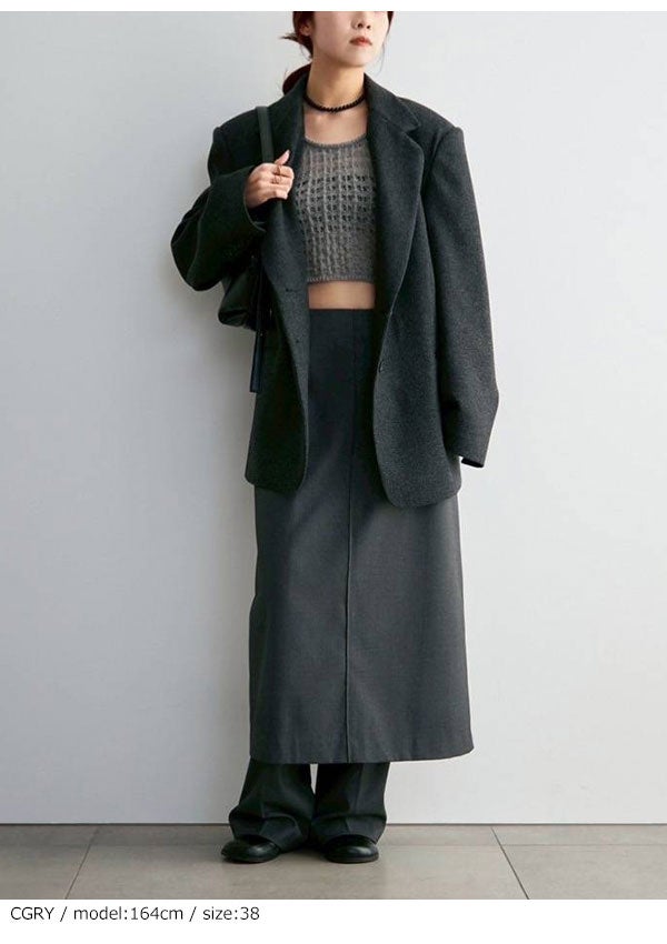 アンヌーク anuke 2026Prefall アウター Herringbone Wool Jacket 9月