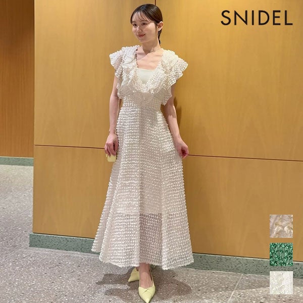 SALE50%OFF】【即納】 スナイデル SNIDEL ワンピース ファブリック