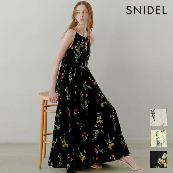 SALE30%OFF】【即納】スナイデル SNIDEL ワンピース 26春夏 ボタニカル 