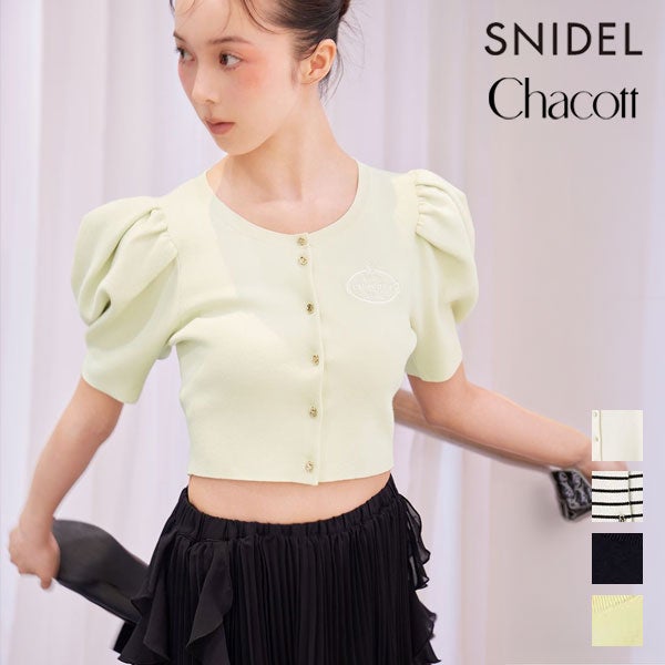 即納】 スナイデル SNIDEL トップス 26春夏 【Chacott】コラボニット