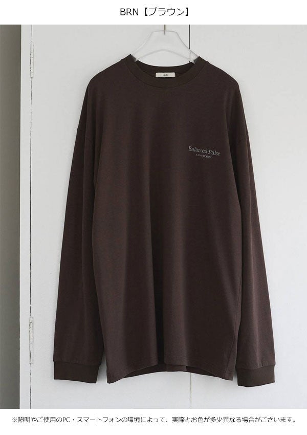 即納】 アンヌーク anuke 2026Prefall トップス Logo Long T-Shirts