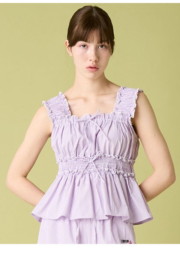 SALE20%OFF】【即納】ファーファー FURFUR トップス 26春夏 ギンガム