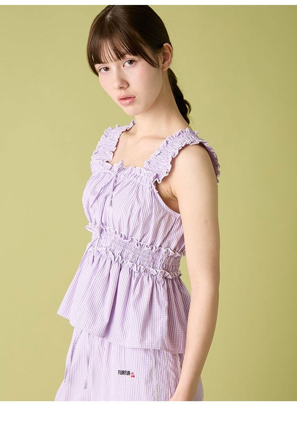 SALE10%OFF】【即納】ファーファー FURFUR トップス 26春夏 ギンガム