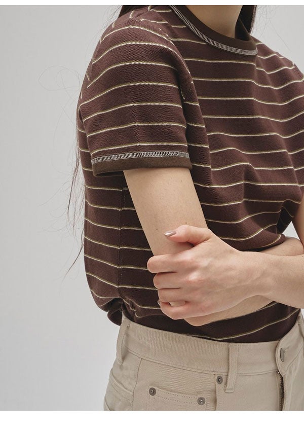todayful オリジナルボーダーTOPS TODAYFUL Border Long T-shirts ボーダーロングTシャツ CharcoalGray