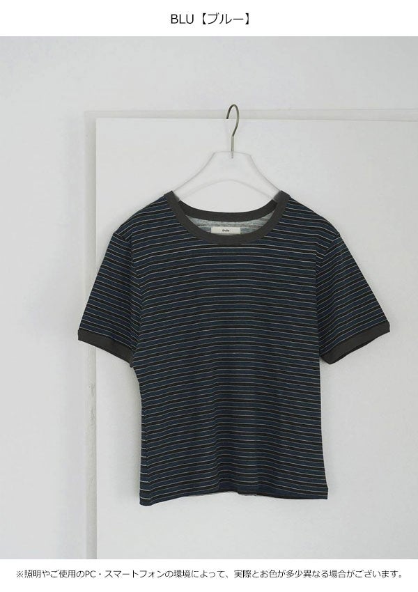 即納】 アンヌーク anuke 2026springsummer トップス Multi Border T