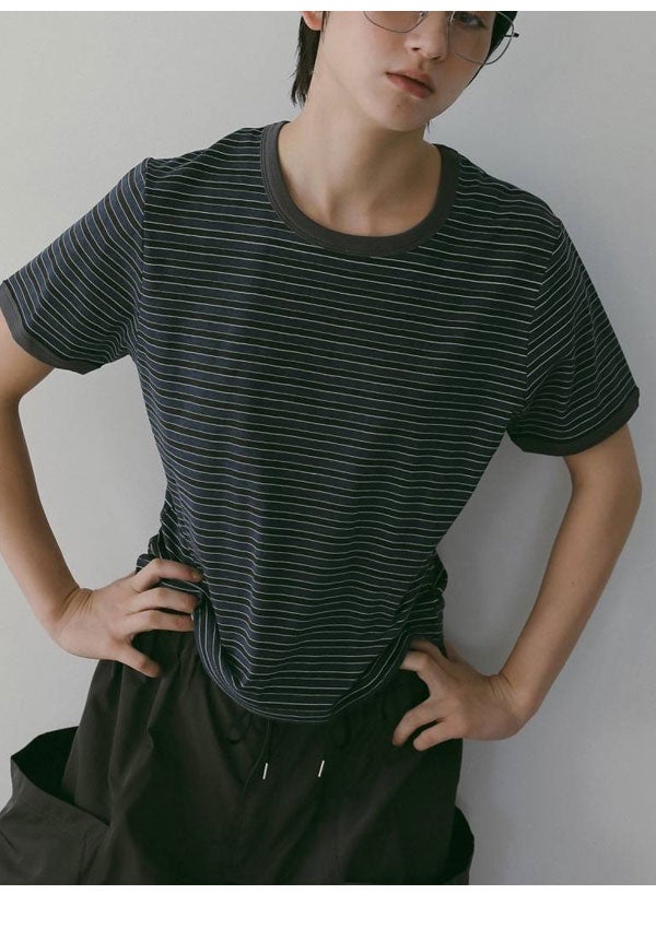 即納】 アンヌーク anuke 2026springsummer トップス Multi Border T