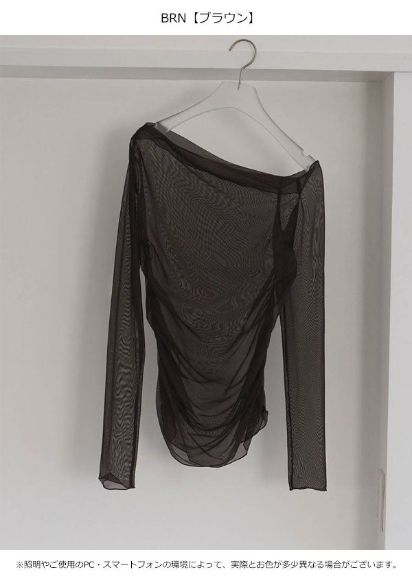 即納】 アンヌーク anuke 2026springsummer トップス Sheer