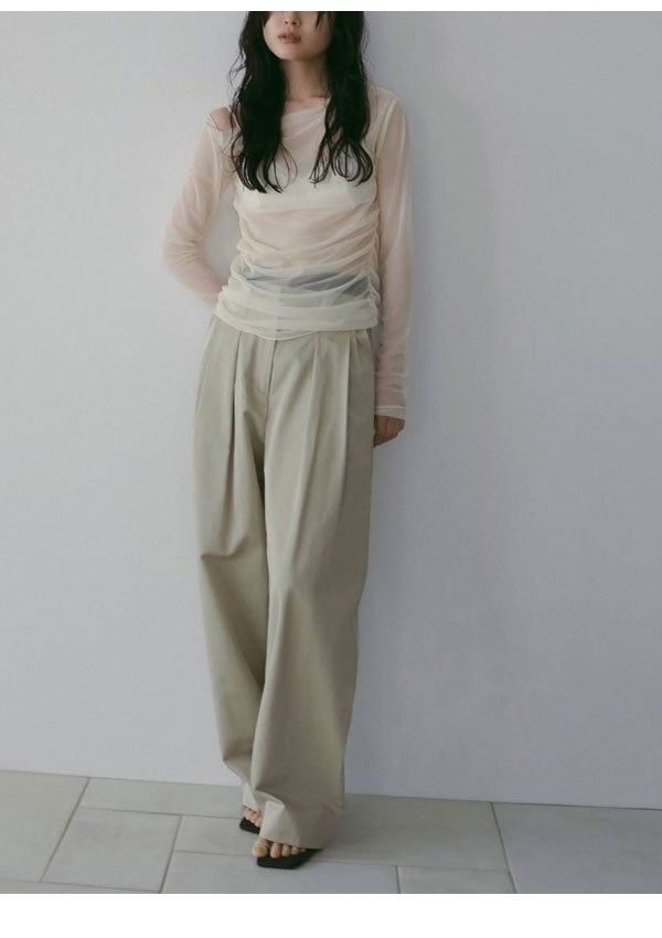 即納】 アンヌーク anuke 2026springsummer トップス Sheer
