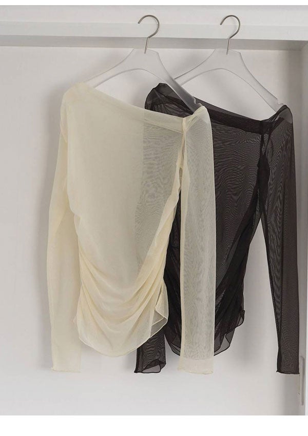 即納】 アンヌーク anuke 2026springsummer トップス Sheer