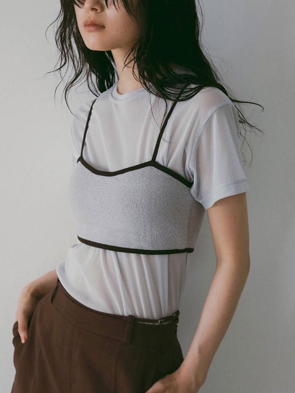 anuke 美品 2way Sheer Tops 26春夏 anuke（アンヌーク） 2way Sheer Tops 即日発送 : RAPTURE - 通販