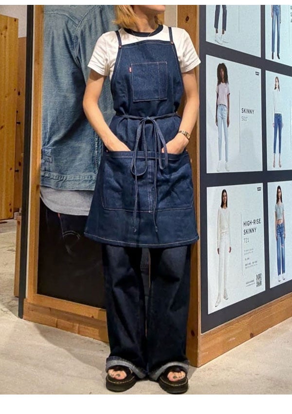 即納】 Levi's リーバイス デニムエプロン 前掛け 美容師 花屋