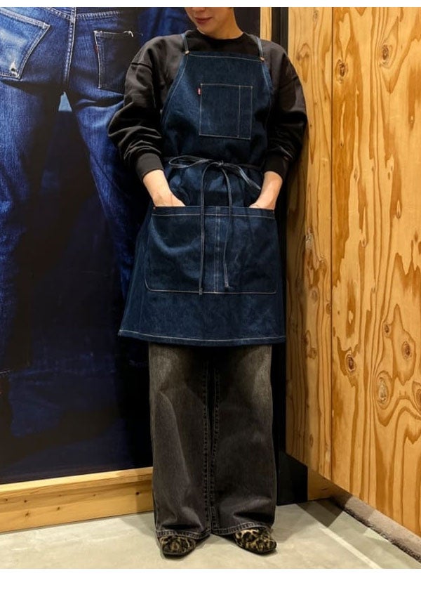 即納】 Levi's リーバイス デニムエプロン 前掛け 美容師 花屋