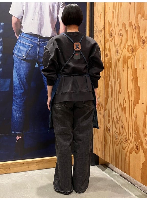 即納】 Levi's リーバイス デニムエプロン 前掛け 美容師 花屋