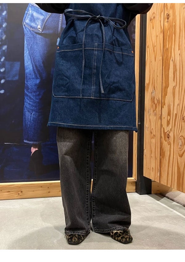 即納】 Levi's リーバイス デニムエプロン 前掛け 美容師 花屋