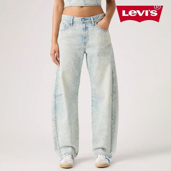 即納】 Levi's リーバイス ボトムス BAGGY DAD バレルジーンズ ライト